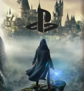 PlayStation logo with Mortal Kombat, DC, and Harry Potter characters in the background