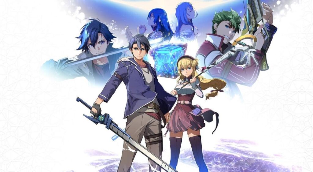 The Legend of Heroes: Trails Beyond the Horizon key art featuring Van and Rean for Nintendo Switch 2