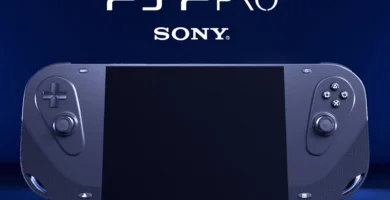 Concept render of the rumored new PlayStation handheld console with PS5-level features