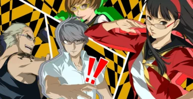 Persona 4 characters with Xbox Showcase June 8 teaser overlay