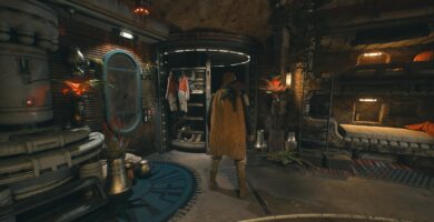 Respawn Entertainment office environment with Star Wars Jedi: Survivor artwork