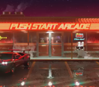 GameStop retro-style teaser hinting at 2025 announcement
