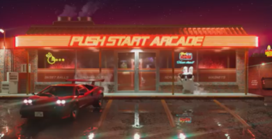 GameStop retro-style teaser hinting at 2025 announcement