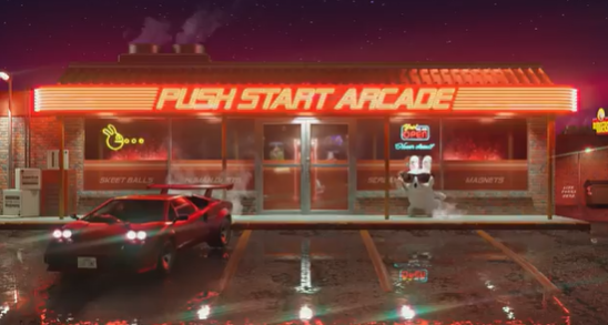 GameStop retro-style teaser hinting at 2025 announcement
