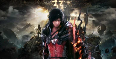 Clair Obscur: Expedition 33 promotional art with Square Enix and Final Fantasy logos beside it