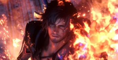 Final Fantasy 16 Xbox version character battle scene