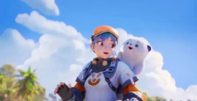 Aniimo character twining with creature in battle