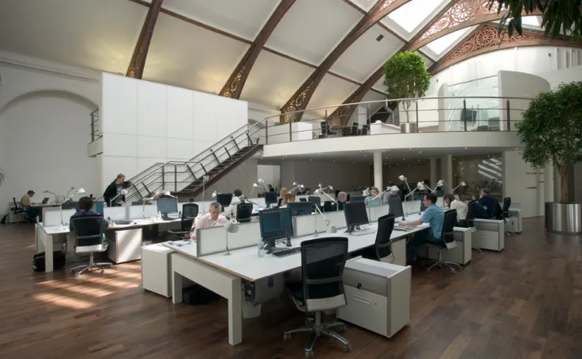Empty office space at Build A Rocket Boy amid MindsEye-related layoffs in 2025