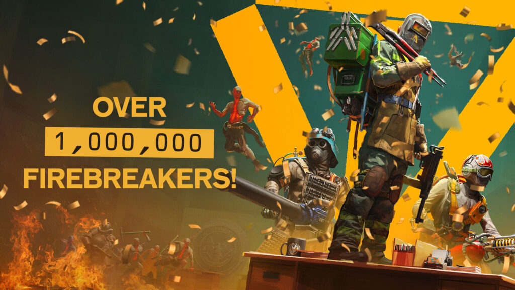 FBC Firebreak one million players milestone artwork, Remedy multiplayer game