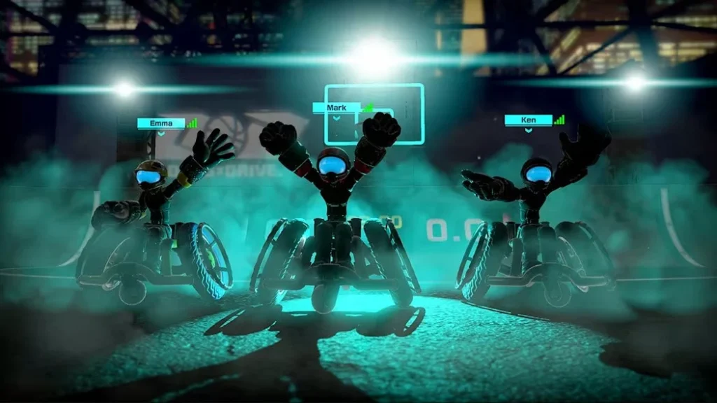 Gameplay screenshot of Drag x Drive, a Nintendo Switch 2 exclusive multiplayer game priced at $19.99