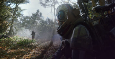 ARC Raiders official cover art showing futuristic raiders in combat on a war-torn planet