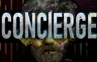 Concierge horror game trailer screenshot showing surreal and mysterious environment