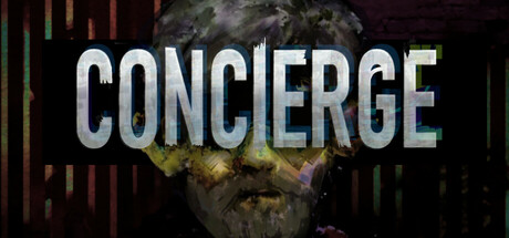 Concierge horror game trailer screenshot showing surreal and mysterious environment