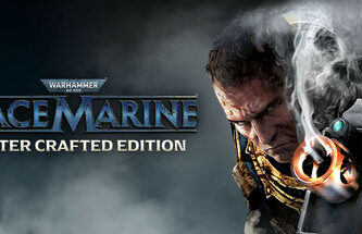 Warhammer 40,000: Space Marine - Master Crafted Edition cover art featuring Ultramarine in combat stance