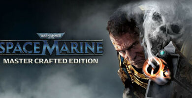 Warhammer 40,000: Space Marine - Master Crafted Edition cover art featuring Ultramarine in combat stance