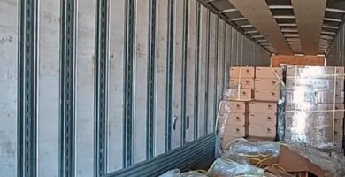 Truck trailer opened with missing Nintendo Switch 2 pallets at Colorado truck stop