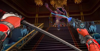 Deadpool in action in Marvel's Deadpool VR game trailer