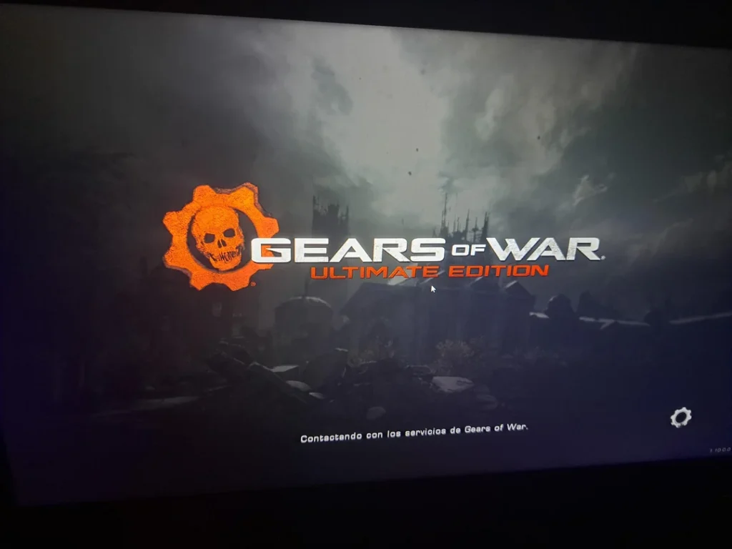 Player stuck on loading screen during Gears of War: Reloaded beta multiplayer session.