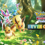 Eevee Grove booster pack teaser featuring Eevee and evolutions in Pokémon TCG Pocket