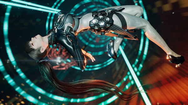 Stellar Blade Complete Edition PC gameplay screenshot showing enhanced visuals and new features