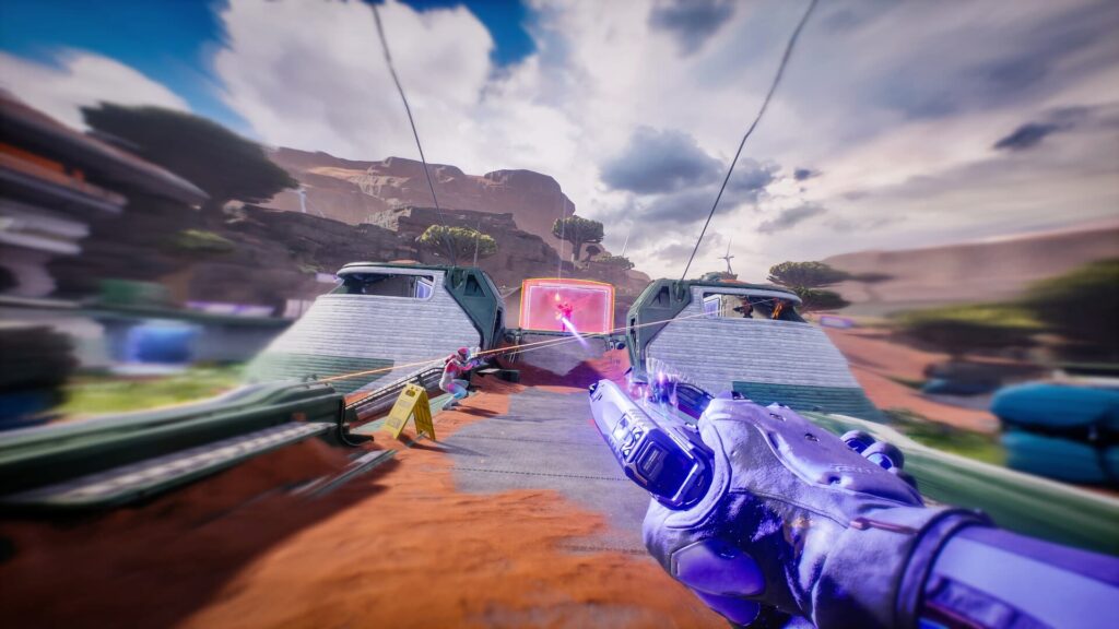 Splitgate 2 promotional image showing increased player base after official launch