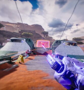 Splitgate 2 promotional image showing increased player base after official launch