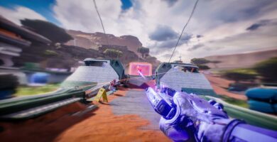 Splitgate 2 promotional image showing increased player base after official launch