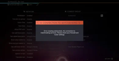 Error message screenshot from No Man’s Sky multiplayer on Nintendo Switch 2