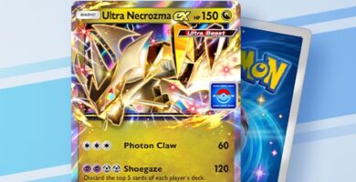 Ultra Necrozma ex card in Pokémon TCG Pocket drop event