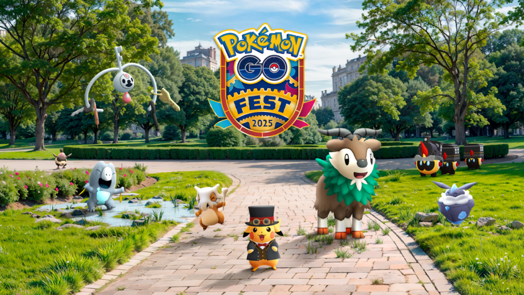 Trainer hatching eggs during Pokémon GO Fest 2025 with shiny Pokémon appearing