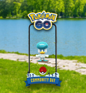 Quaxly teased as the July 2025 Pokémon GO Community Day featured Pokémon with water emoji hint