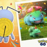 Party Hat Venusaur, Shiny Gimmighoul, and Pikachu featured in Pokémon GO 9th Anniversary Party 2025