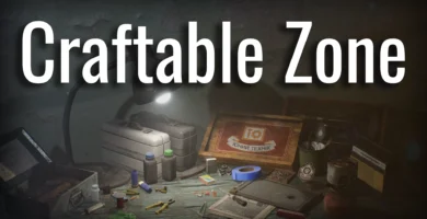 Screenshot of STALKER 2: Heart of Chornobyl with the Craftable Zone mod crafting interface