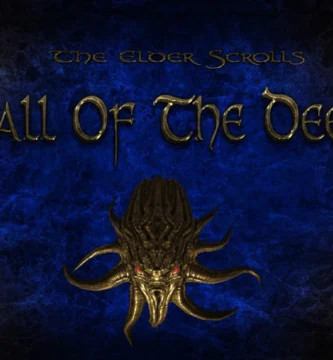 Underwater Dwemer city from Call of the Deep Skyrim mod with glowing ruins and sea creatures