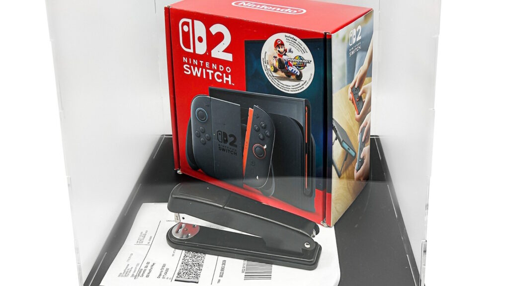 GameStop auctioning Nintendo Switch 2 stapler for charity
