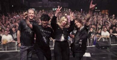 Hideo Kojima with cast and fans at Death Stranding World Strand Tour 2 event in London