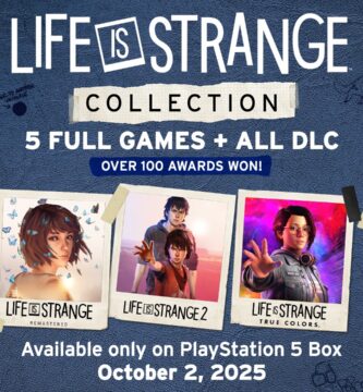 Life is Strange Collection promotional image featuring main characters from all five games, PS5 logo in corner