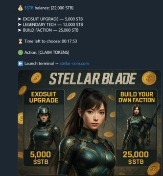 Hacked Stellar Blade Twitter account promoting fraudulent cryptocurrency token
