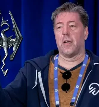 Julian LeFay during an interview, speaking about RPG design and Elder Scrolls legacy