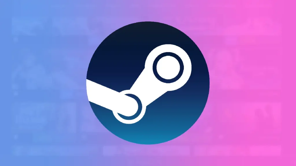 Steam logo with blurred adult game titles removed from storefront after policy update