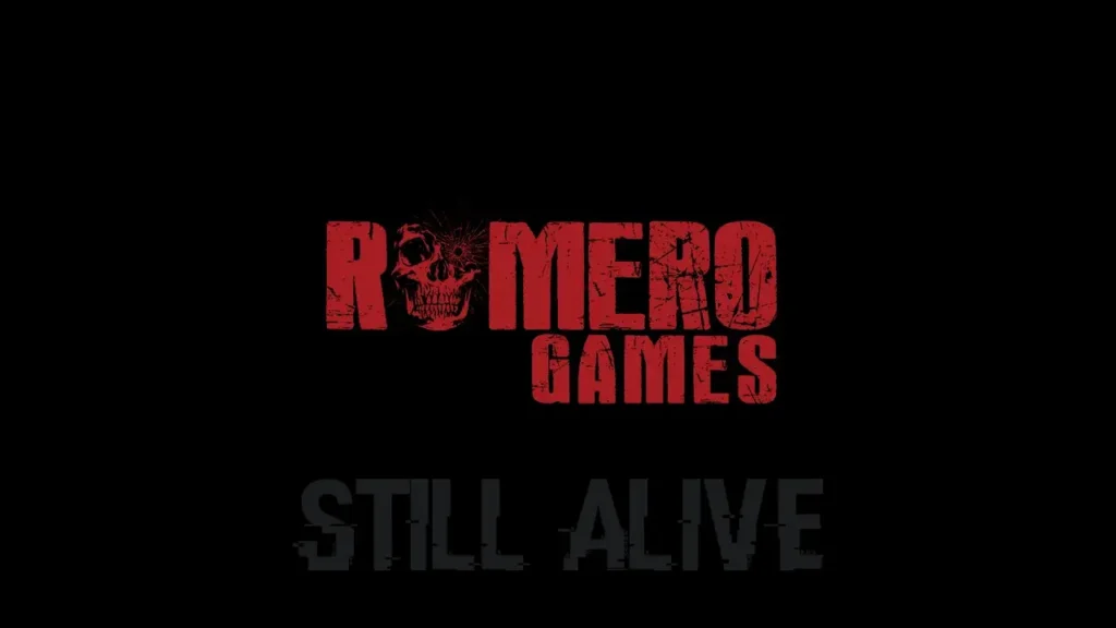 Romero Games logo with a “Still Alive” banner above a canceled project notice