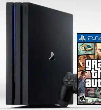 GTA 4 box art with PlayStation 4 logo and Rockstar Games branding
