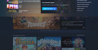 Steam Client Beta showing redesigned store menu and new search layout