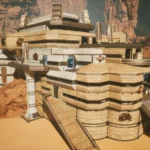 Player base built in Dune: Awakening during the official 2025 building contest