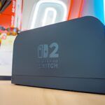 Nintendo Switch 2 dock connected to a monitor, with a Steam Deck inserted and VRR enabled.