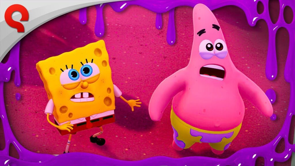 SpongeBob SquarePants: Titans of the Tide key art showing characters on Switch 2 backdrop