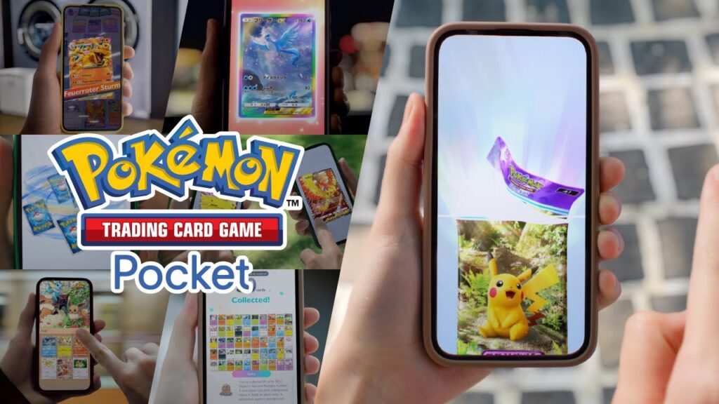 Screenshot of Pokémon TCG Pocket A4 set teaser trailer on YouTube
