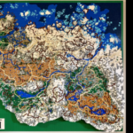 Full Skyrim map recreated with 73,761 LEGO bricks by Ian Roomasa