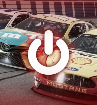 Screenshot of NASCAR Heat 5 multiplayer lobby before server shutdown