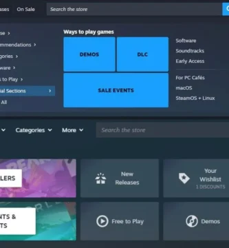 Leaked Steam Store redesign showing updated UI and front page layout